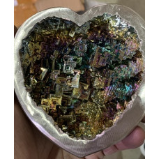 Bismuth - Heart Shape Bowl (About 4 inch)