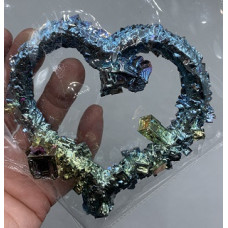 Bismuth - Heart (about 4 inch)