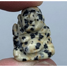 Buddha Classic 1 Inch Figurine - Dalmatian Dacite