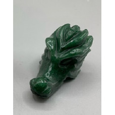 Dragon Head 2.25 Inch Figurine - Aventurine