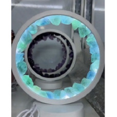 LED Display Light w Fluorite as decoration - USB Adapter and on/off Control unit