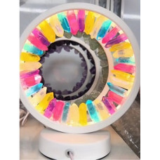 LED Display Light w Rainbow Points as decoration - USB Adapter and on/off Control unit