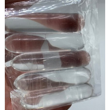 Massage Wand Small 14x60mm - 5 pcs pack - Fused Clear Quartz