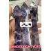 Gemstone Points Pack - Amethyst (Chevron) Obelisk Shape Point - 5 pcs Packs (about 4 inch H)