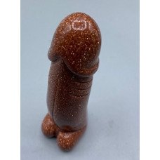 Penis 1.5 Inch Figurine - Goldstone