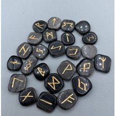 Runes - Silver Obsidian 25 pc set