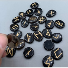 Runes - Smoky Quartz 25 pc set