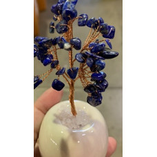 Money Tree (about 4.5 inch in height) - Sodalite Tree w White pod like base