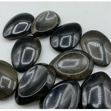 Worry Stones - 10 pcs pack - Golden Obsidian