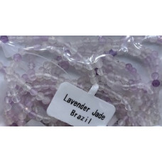 3 mm Faceted Gemstone Stretch Bracelet - 10 pcs pack - Lavender Jade