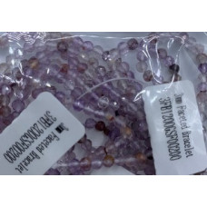 3 mm Faceted Gemstone Stretch Bracelet - 10 pcs pack - Purple Phantom