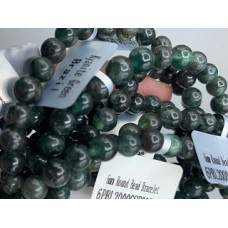 8 mm Gemstone Round Bead Bracelet - 10 pcs pack - Kyanite Green