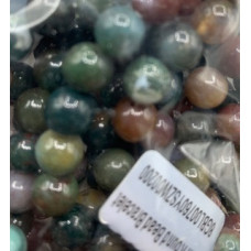 8 mm Gemstone Round Bead Bracelet - 10 pcs pack - Fancy Jasper