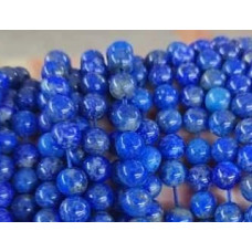 8 mm XL 8.5 inch Round Bead Bracelet - 10 pcs pack - Lapis