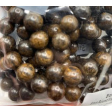 8 mm Gemstone Round Bead Bracelet - 10 pcs pack - Bronzite