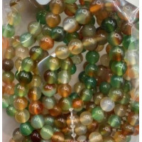 8 mm Gemstone Round Bead Bracelet - 10 pcs pack - Peacock Agate 8 mm Gemstone Round Bead Bracelet - 10 pcs pack - Peacock Agate