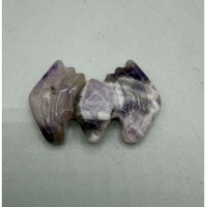 Bat 1.5 Inch Figurine - Amethyst Banded