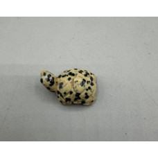 Turtle 1 Inch Figurine - Dalmatian Dacite