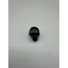 Skull 1 Inch Figurine - Obsidian Black 