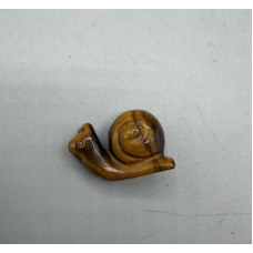 Snails 1 Inch Figurine - Tiger Eye