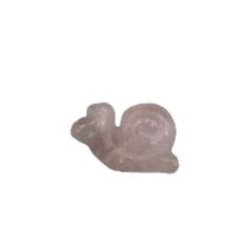 Snails 1 Inch Figurine - Rose Quartz