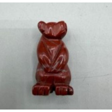 Bear Standing 1.5 Inch Figurine - Rainbow Jasper