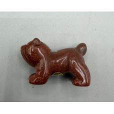 Dog (Bulldog) 1.5 Inch Figurine - Goldstone