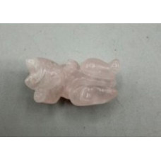 Cat Laying 1.5 Inch Figurine - Rose Quartz Cat Laying 1.5 Inch Figurine - Rose Quartz