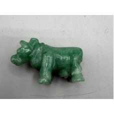 Cow 1.5 Inch Figurine - Aventurine