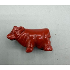 Cow 1.5 Inch Figurine - Rainbow Jasper
