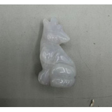 Coyote Howling 1.5 Inch Figurine - Agate