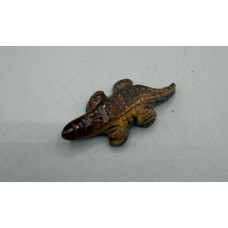 Crocodile 1.5 Inch Figurine - Tigereye