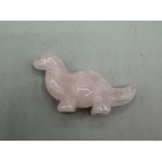 Dinosaur (Diplodocus) 1.5 Inch Figurine - Rose Quartz