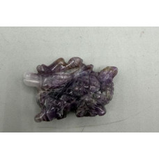 Dragon Classic 1.5 Inch Figurine - Amethyst Banded