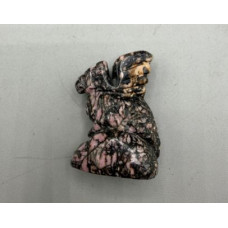 Dragon on Base 1.5 Inch Figurine - Rhodonite