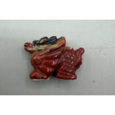 Dragon with wings 1.5 Inch Figurine - Rainbow Jasper Dragon with wings 1.5 Inch Figurine - Rainbow Jasper