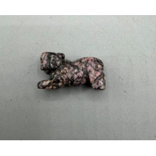 Tiger 1 Inch Figurine - Rhodonite