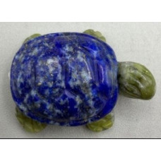 Turtle (Two Tone) 1.5 Inch Figurine - Lapis Turtle (Two Tone) 1.5 Inch Figurine - Lapis