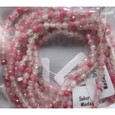 3 mm Faceted Gemstone Stretch Bracelet - 10 pcs pack - Sakura Crystal