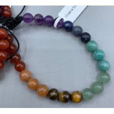 8 mm Gemstone Round Bead (Drawstring) Bracelet - 10 pcs pack - Chakra 