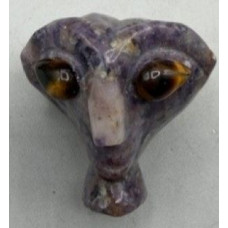 Alien Head 1.5 Inch Figurine - Lepidolite Alien Head 1.5 Inch Figurine - Lepidolite