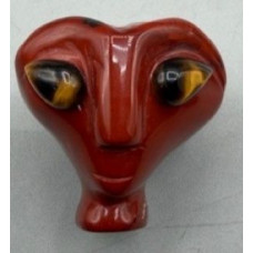 Alien Head 1.5 Inch Figurine - Rainbow Jasper Alien Head 1.5 Inch Figurine - Rainbow Jasper