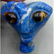 Alien Head 1.5 Inch Figurine - Lapis Alien Head 1.5 Inch Figurine - Lapis