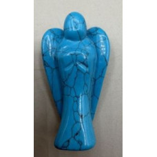 Angel 2-2.25 Inch Figurine - Howlite Turquoise Angel 2-2.25 Inch Figurine - Howlite Turquoise