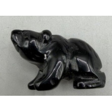 Bear Walking 1.5 Inch Figurine - Obsidian Bear Walking 1.5 Inch Figurine - Obsidian