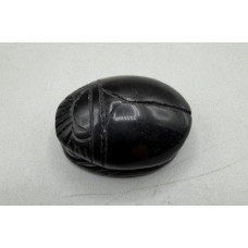 Scarab Beetle 1.5 Inch Figurine - Black Obsidian Scarab Beetle 1.5 Inch Figurine - Black Obsidian