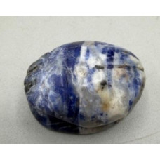 Scarab Beetle 1.5 Inch Figurine - Sodalite Scarab Beetle 1.5 Inch Figurine - Sodalite