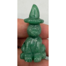 Cat Witch 1.5 Inch Figurine - Aventurine