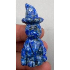 Cat Witch 1.5 Inch Figurine - Lapis