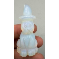 Cat Witch 1.5 Inch Figurine - Opalite